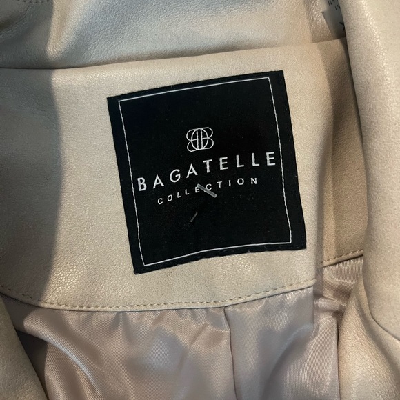 Bagatelle cropped faux leather trench jacket - Picture 2 of 10